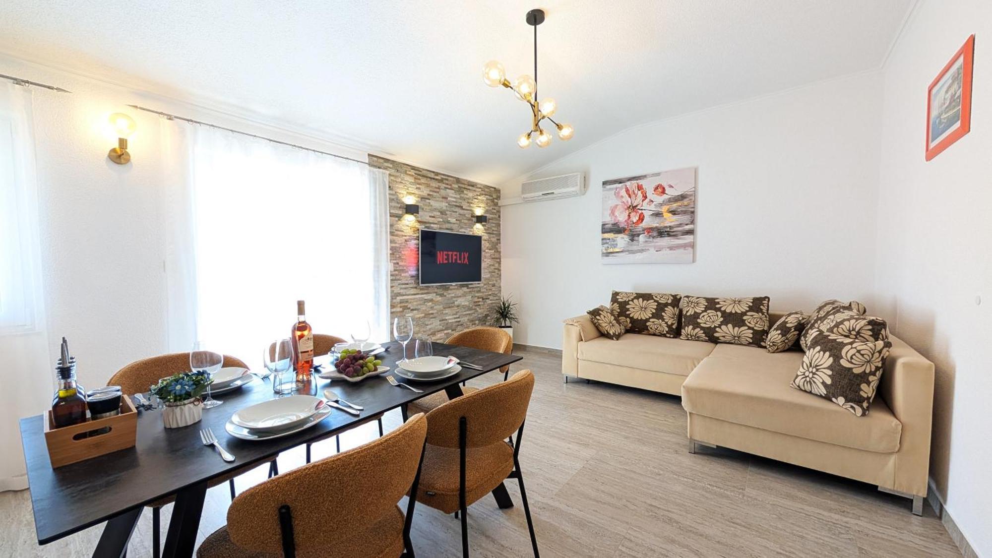 Modern 3Br Apartments In Zadar With Balcony Or Terrace, Free Parking & Ac Exteriör bild
