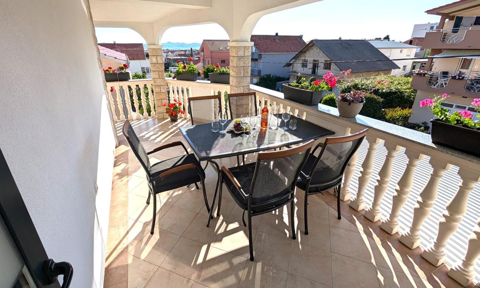 Modern 3Br Apartments In Zadar With Balcony Or Terrace, Free Parking & Ac Exteriör bild