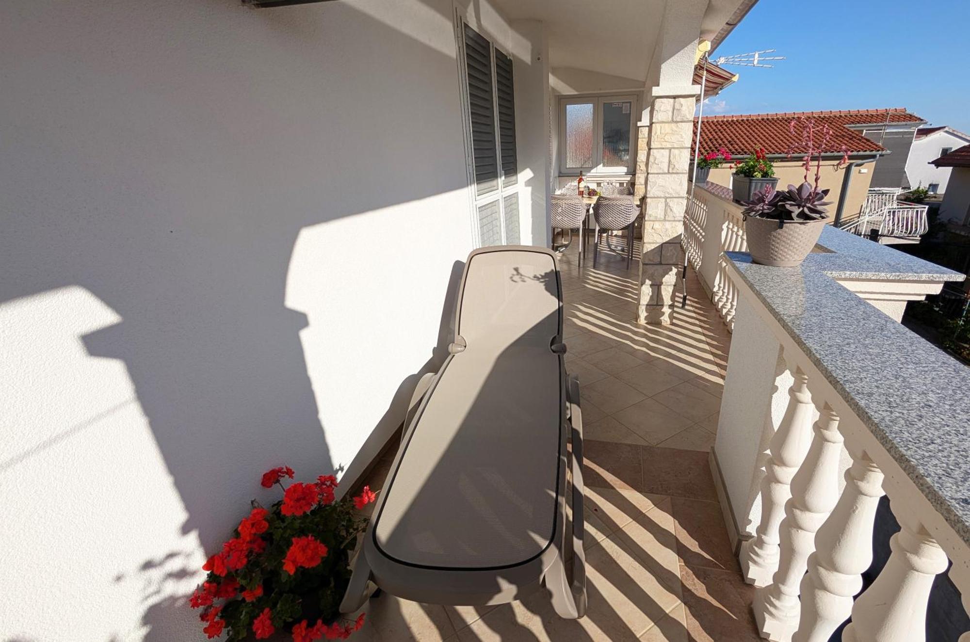 Modern 3Br Apartments In Zadar With Balcony Or Terrace, Free Parking & Ac Rum bild